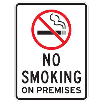 No Smoking cigarettes upon Premises with Logo Signal - 18\ graphic regarding 30.07 Sign Printable named No Using tobacco upon Premises with Brand Signal - 18\